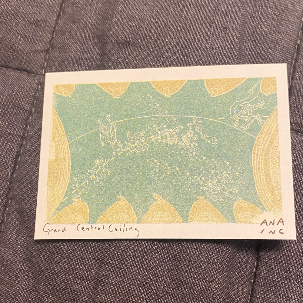 Grand Central Ceiling Mini Print